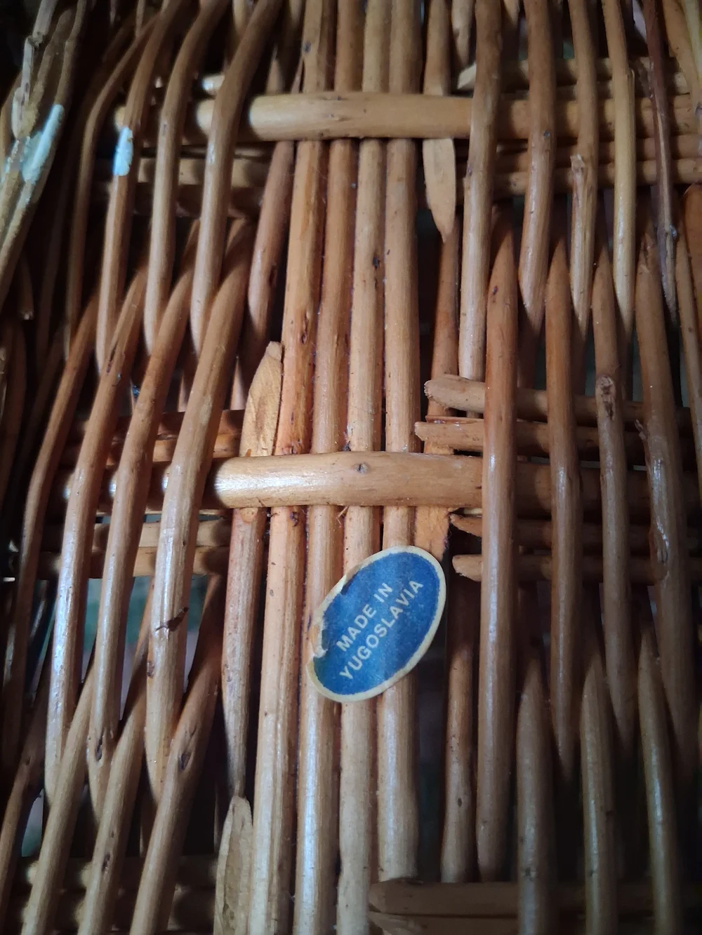 Woven Rattan Bread Baguette Basket - Brown